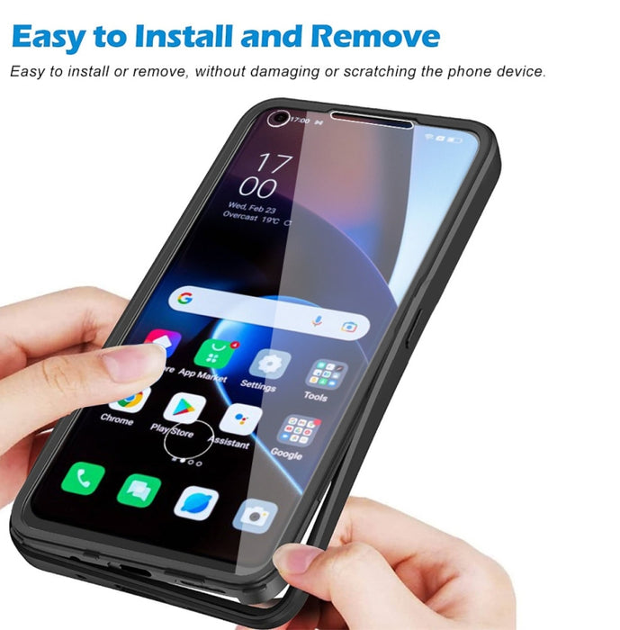 Estuche para teléfono de cobertura total de 360 grados, For OPPO Find X5 Pro, For Realme C21, For vivo V23 5G, For vivo Y20, For vivo Y23 5G, For Xiaomi Redmi 9C, For Xiaomi Poco X4 Pro 5G