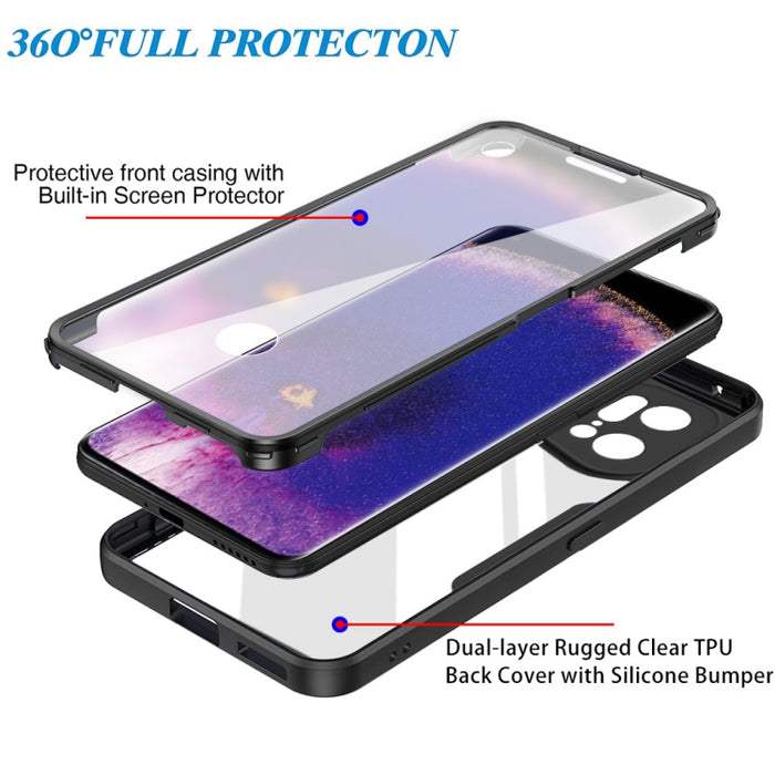 Estuche para teléfono de cobertura total de 360 grados, For OPPO Find X5 Pro, For Realme C21, For vivo V23 5G, For vivo Y20, For vivo Y23 5G, For Xiaomi Redmi 9C, For Xiaomi Poco X4 Pro 5G