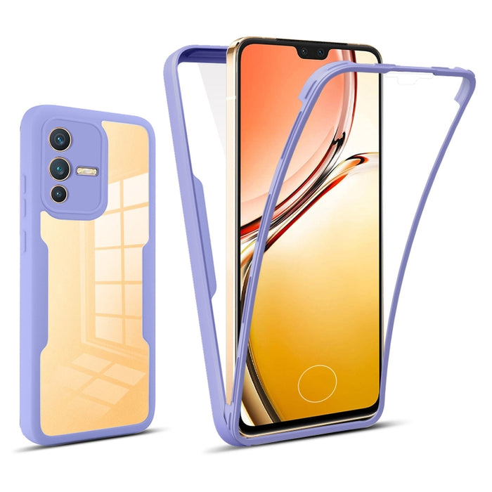 Estuche para teléfono de cobertura total de 360 grados, For OPPO Find X5 Pro, For Realme C21, For vivo V23 5G, For vivo Y20, For vivo Y23 5G, For Xiaomi Redmi 9C, For Xiaomi Poco X4 Pro 5G