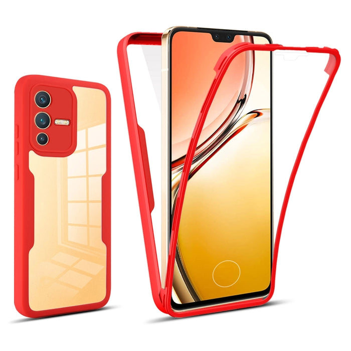 Estuche para teléfono de cobertura total de 360 grados, For OPPO Find X5 Pro, For Realme C21, For vivo V23 5G, For vivo Y20, For vivo Y23 5G, For Xiaomi Redmi 9C, For Xiaomi Poco X4 Pro 5G
