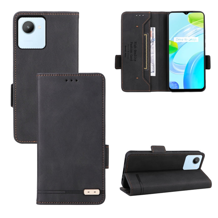 Funda de cuero con cierre magnético para teléfono, For Realme C30, For Samsung Galaxy M13 4G, For Xiaomi Black Shark 5, For Xiaomi Black Shark 5 Pro, For Xiaomi 12S Ultra, For Xiaomi Redmi K40S 5G / Poco F4