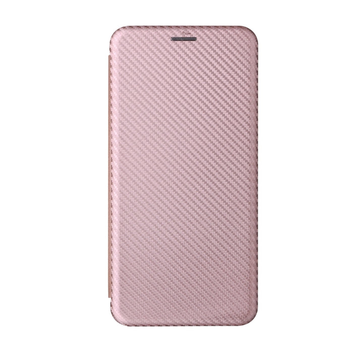 Caja de teléfono de cuero con tapa magnética de textura de fibra de carbono, For HTC Desire 22 Pro, For Realme C30, For Nokia C21 Plus, For Xiaomi 12S Ultra