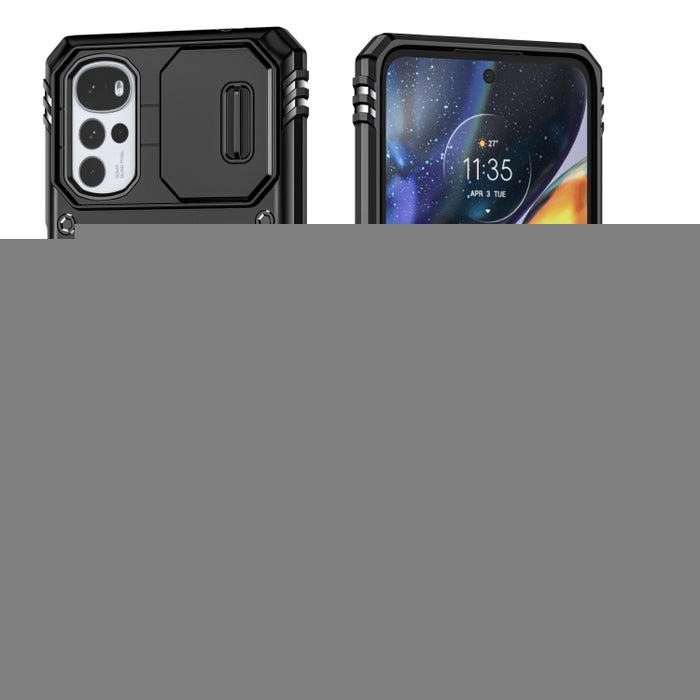 Armor PC + TPU Funda protectora para teléfono con cámara, For Samsung Galaxy A12 5G/4G / M12 / F12, For Xiaomi 12 Pro, For Samsung Galaxy A32 5G, For Samsung Galaxy A52 5G/4G, For Samsung Galaxy S21 5G, For Samsung Galaxy S21+ 5G                       ...