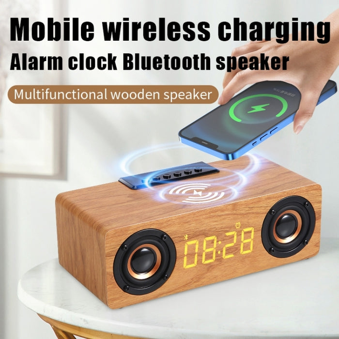 Altavoz inalámbrico Bluetooth de madera de escritorio multifuncional K1