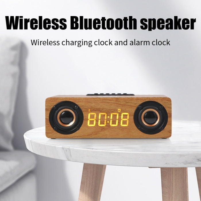 Altavoz inalámbrico Bluetooth de madera de escritorio multifuncional K1