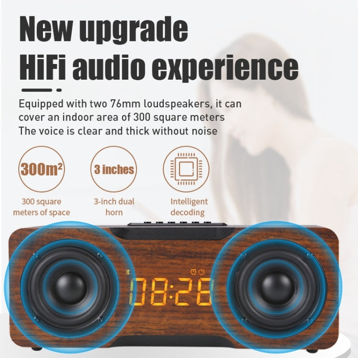 Reloj despertador multifuncional M8C Altavoz Bluetooth