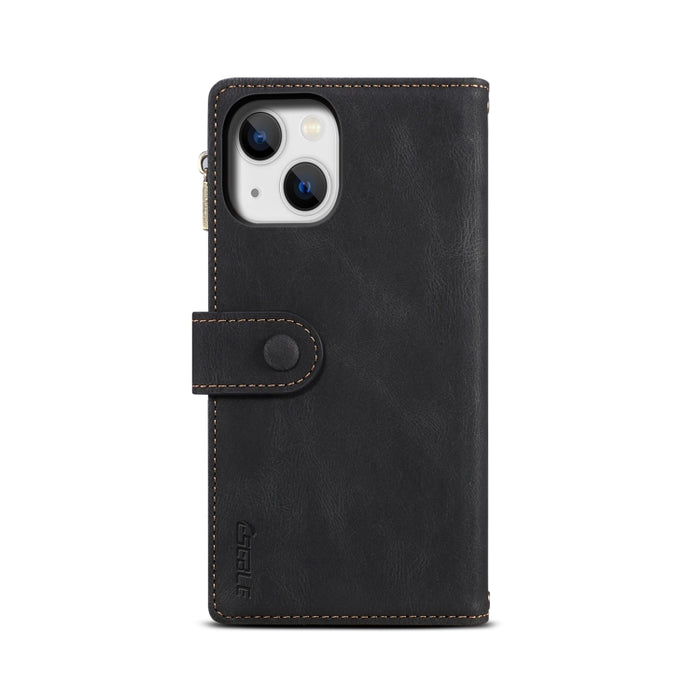 Estuche para teléfono de cuero con tapa RFID retro esmerilado