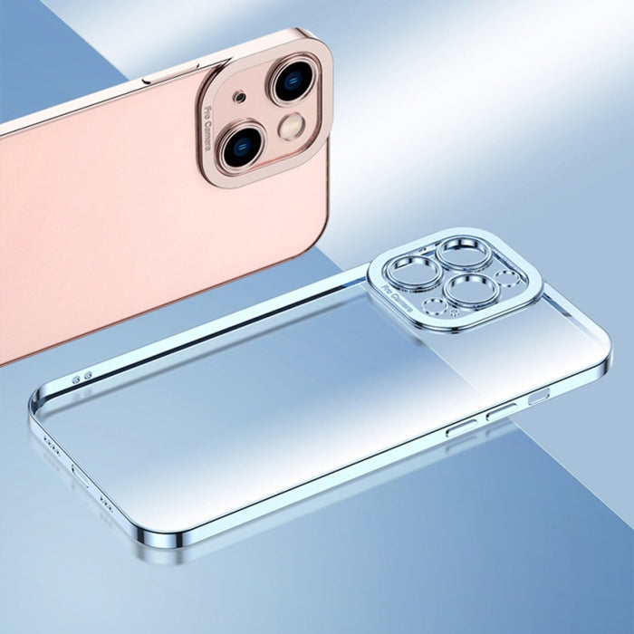 Caja de teléfono de TPU transparente de alta galvanoplastia