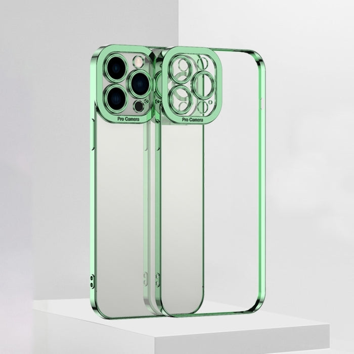 Caja de teléfono de TPU transparente de alta galvanoplastia