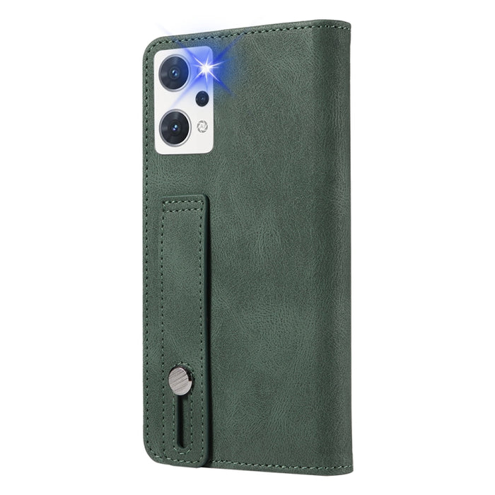 Caja de teléfono de cuero magnético de pulsera, For OPPO Reno7 A, For Samsung Galaxy A13 4G, For Samsung Galaxy A13 5G, For Samsung Galaxy A22 4G, For Samsung Galaxy A22 5G, For Samsung Galaxy A33, For Samsung Galaxy A53, For Samsung Galaxy S21 5G     ...