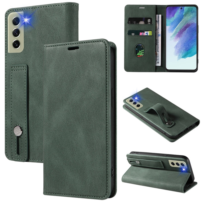 Caja de teléfono de cuero magnético de pulsera, For OPPO Reno7 A, For Samsung Galaxy A13 4G, For Samsung Galaxy A13 5G, For Samsung Galaxy A22 4G, For Samsung Galaxy A22 5G, For Samsung Galaxy A33, For Samsung Galaxy A53, For Samsung Galaxy S21 5G     ...