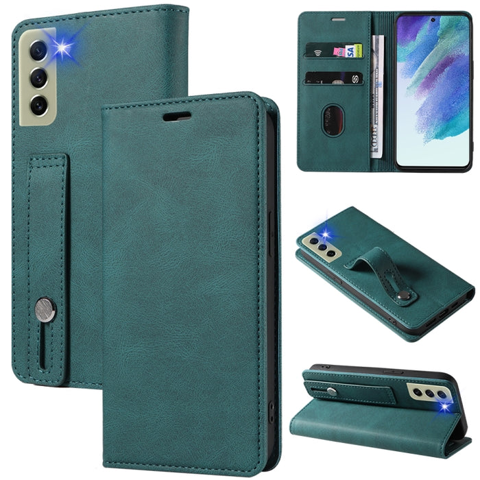 Caja de teléfono de cuero magnético de pulsera, For OPPO Reno7 A, For Samsung Galaxy A13 4G, For Samsung Galaxy A13 5G, For Samsung Galaxy A22 4G, For Samsung Galaxy A22 5G, For Samsung Galaxy A33, For Samsung Galaxy A53, For Samsung Galaxy S21 5G     ...