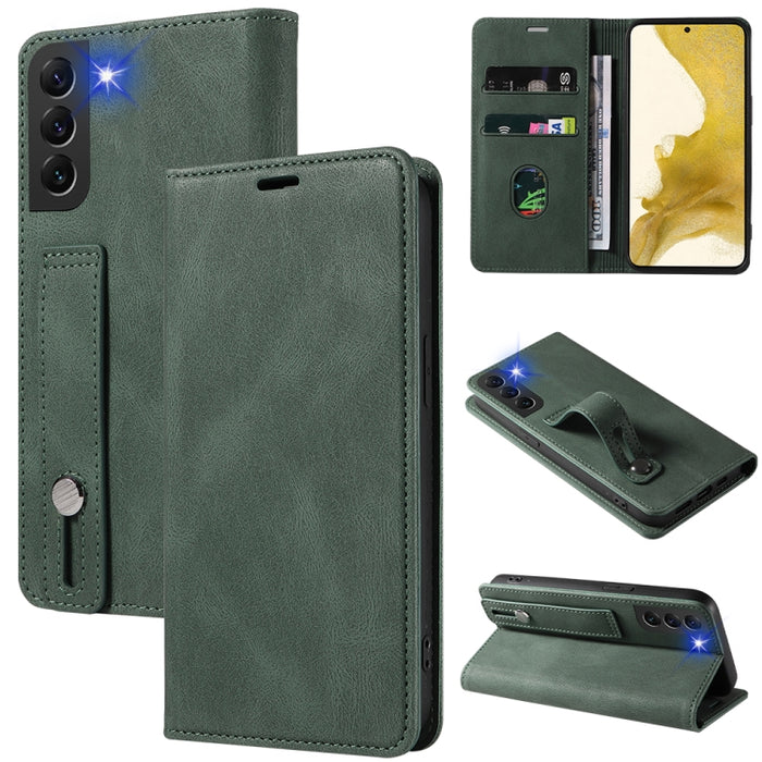 Caja de teléfono de cuero magnético de pulsera, For OPPO Reno7 A, For Samsung Galaxy A13 4G, For Samsung Galaxy A13 5G, For Samsung Galaxy A22 4G, For Samsung Galaxy A22 5G, For Samsung Galaxy A33, For Samsung Galaxy A53, For Samsung Galaxy S21 5G     ...