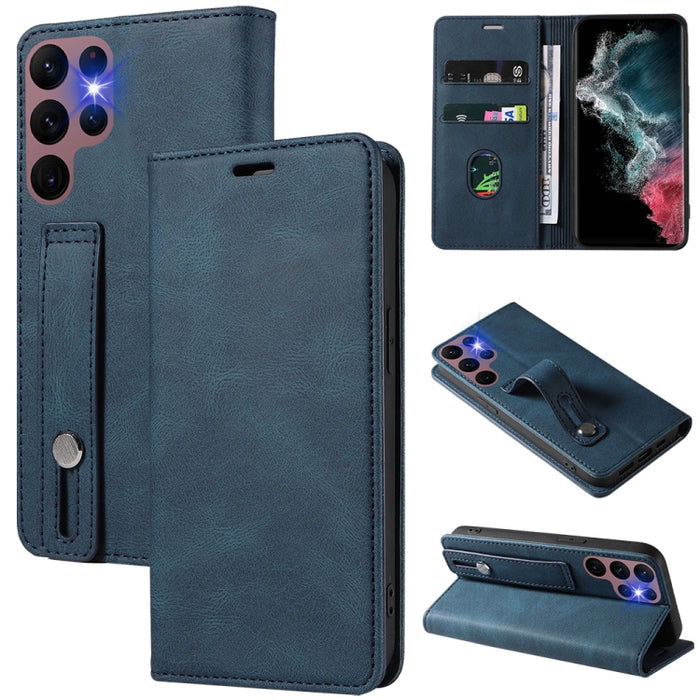 Caja de teléfono de cuero magnético de pulsera, For OPPO Reno7 A, For Samsung Galaxy A13 4G, For Samsung Galaxy A13 5G, For Samsung Galaxy A22 4G, For Samsung Galaxy A22 5G, For Samsung Galaxy A33, For Samsung Galaxy A53, For Samsung Galaxy S21 5G     ...