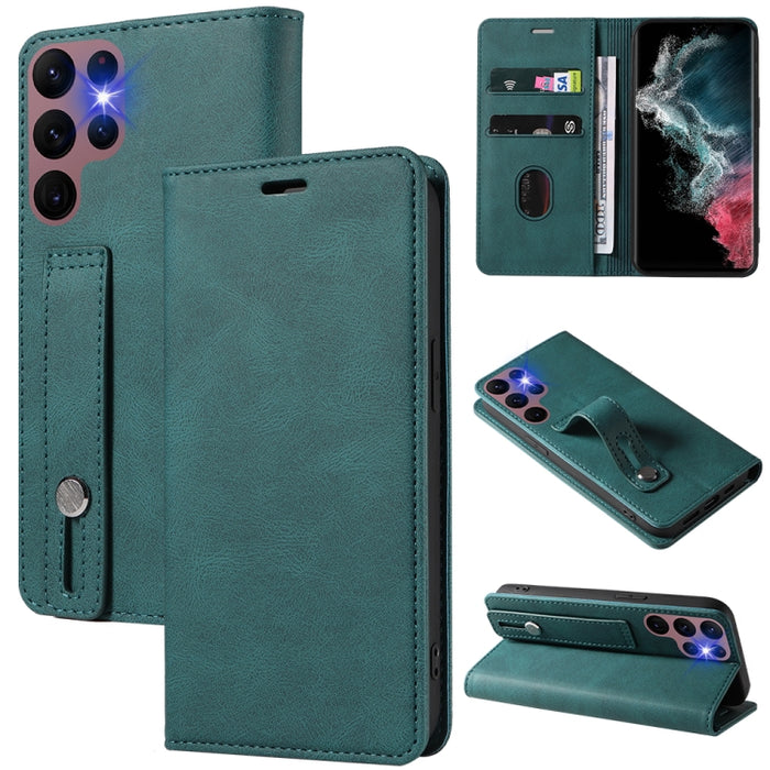 Caja de teléfono de cuero magnético de pulsera, For OPPO Reno7 A, For Samsung Galaxy A13 4G, For Samsung Galaxy A13 5G, For Samsung Galaxy A22 4G, For Samsung Galaxy A22 5G, For Samsung Galaxy A33, For Samsung Galaxy A53, For Samsung Galaxy S21 5G     ...