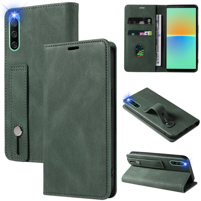 Caja de teléfono de cuero magnético de pulsera, For OPPO Reno7 A, For Samsung Galaxy A13 4G, For Samsung Galaxy A13 5G, For Samsung Galaxy A22 4G, For Samsung Galaxy A22 5G, For Samsung Galaxy A33, For Samsung Galaxy A53, For Samsung Galaxy S21 5G     ...
