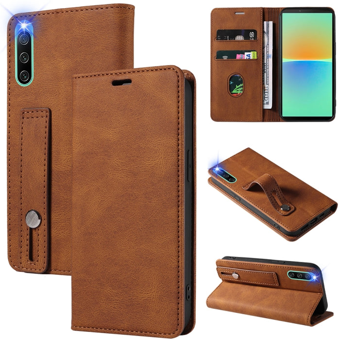Caja de teléfono de cuero magnético de pulsera, For OPPO Reno7 A, For Samsung Galaxy A13 4G, For Samsung Galaxy A13 5G, For Samsung Galaxy A22 4G, For Samsung Galaxy A22 5G, For Samsung Galaxy A33, For Samsung Galaxy A53, For Samsung Galaxy S21 5G     ...