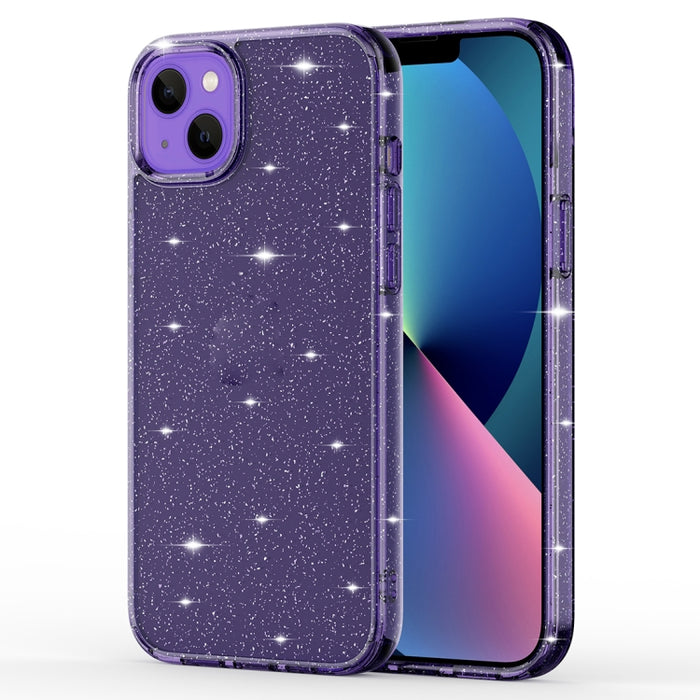 Estuche para teléfono con bolsa de aire con brillo cristalino