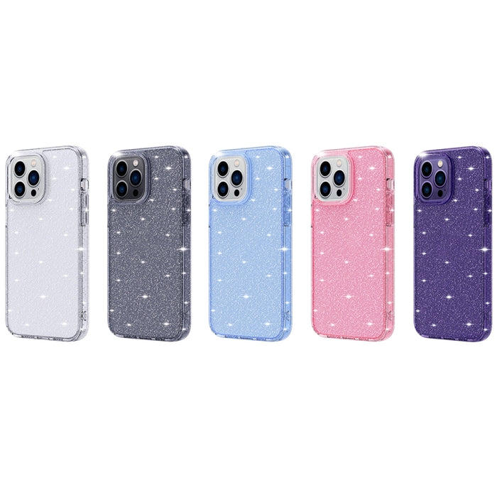 Estuche para teléfono con bolsa de aire con brillo cristalino
