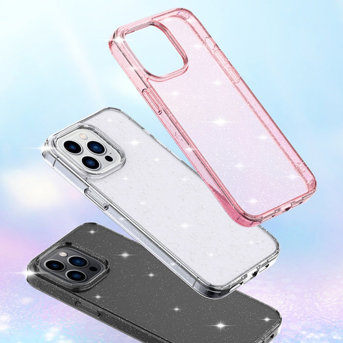Estuche para teléfono con bolsa de aire con brillo cristalino