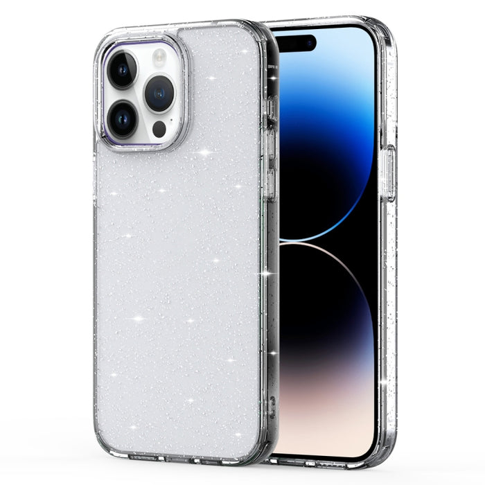Estuche para teléfono con bolsa de aire con brillo cristalino