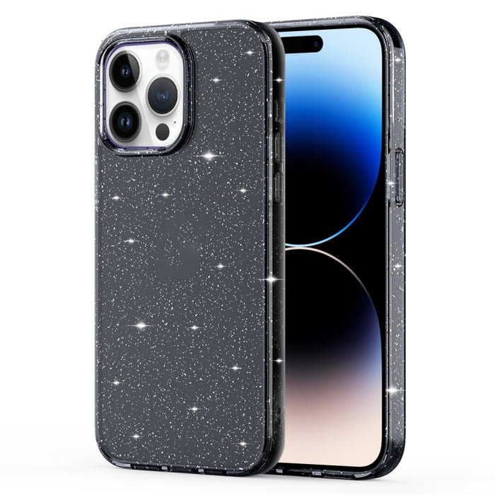 Estuche para teléfono con bolsa de aire con brillo cristalino