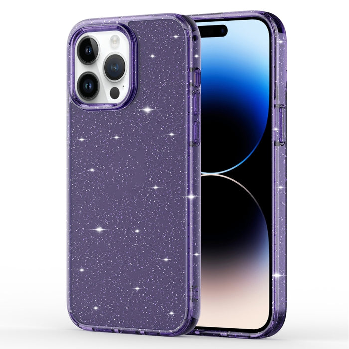 Estuche para teléfono con bolsa de aire con brillo cristalino
