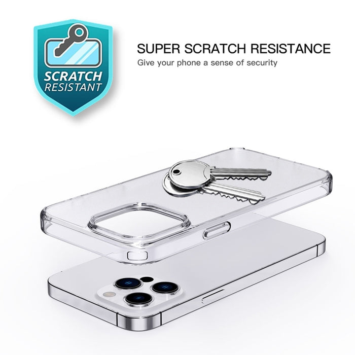 Estuche transparente para teléfono esmerilado