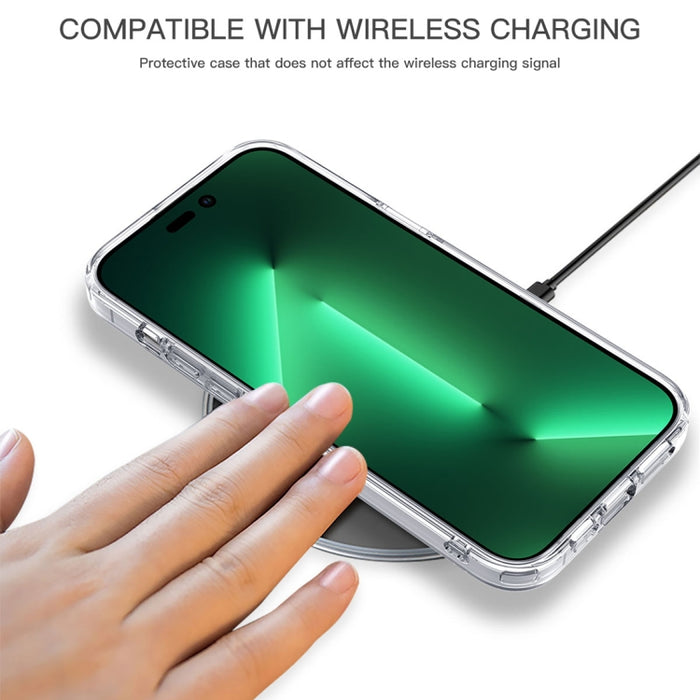 Estuche transparente para teléfono esmerilado