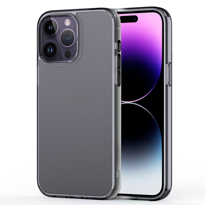 Estuche transparente para teléfono esmerilado