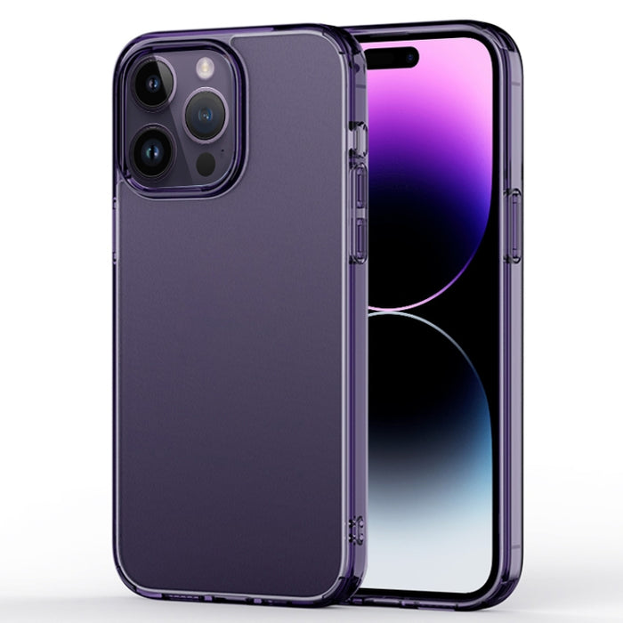 Estuche transparente para teléfono esmerilado