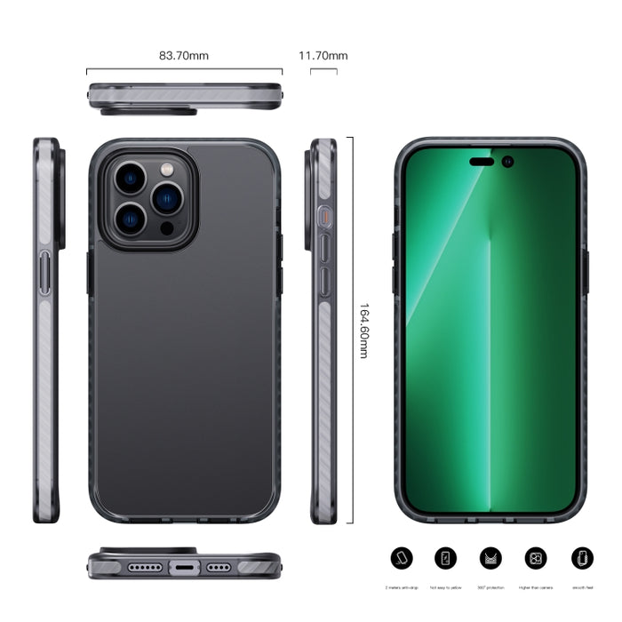 Funda para teléfono a prueba de golpes de la serie Dunjia TPU + PC