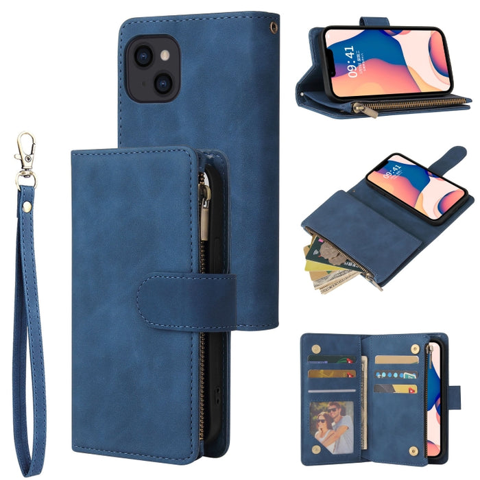 Estuche de cuero para teléfono multifuncional con ranura para tarjeta