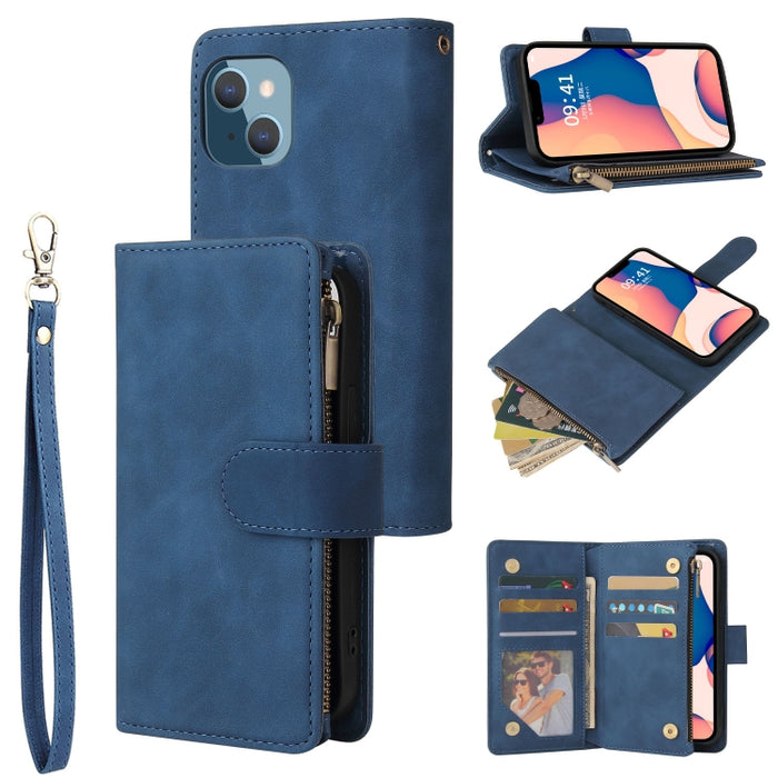 Estuche de cuero para teléfono multifuncional con ranura para tarjeta