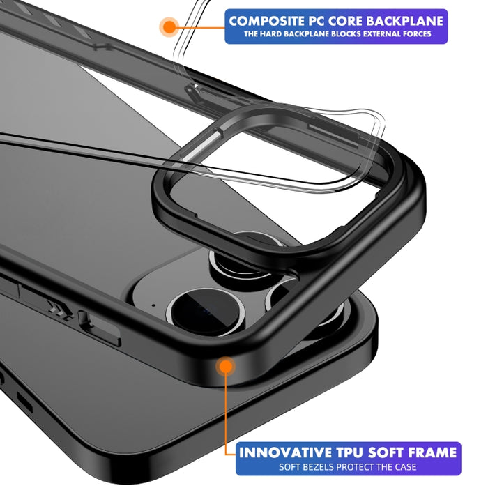 Funda protectora para teléfono PC + TPU a prueba de golpes, For iPhone 14 Pro, For iPhone 14 Max, For iPhone 14