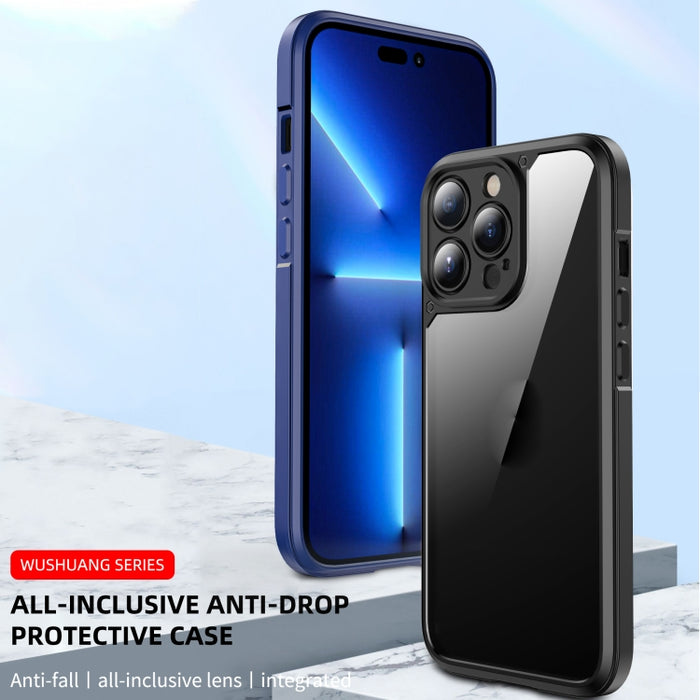 Funda protectora para teléfono PC + TPU a prueba de golpes