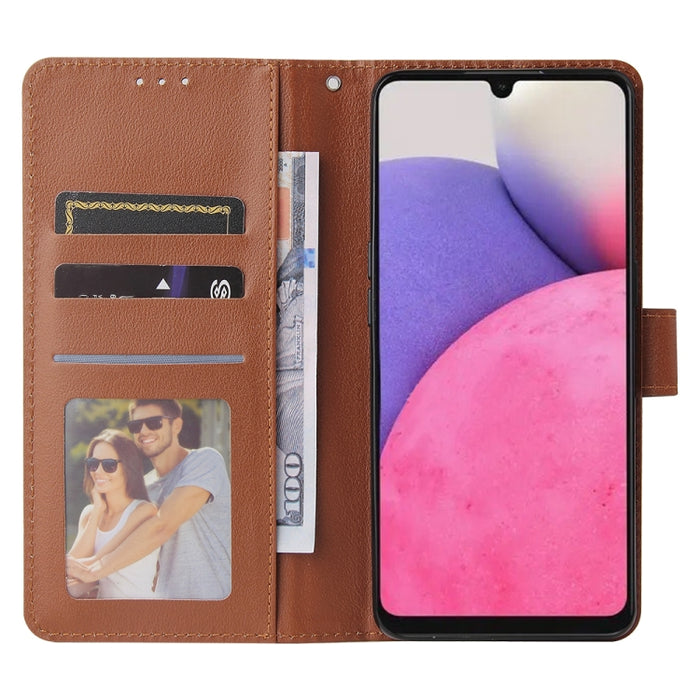 Estuche de teléfono de cuero multifuncional con 3 ranuras para tarjetas, For Samsung Galaxy A33 5G, For Samsung Galaxy A53 5G, For Samsung Galaxy A73 5G, For Xiaomi 12 Lite, For Xiaomi 12S Ultra