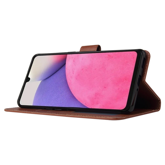Estuche de teléfono de cuero multifuncional con 3 ranuras para tarjetas, For Samsung Galaxy A33 5G, For Samsung Galaxy A53 5G, For Samsung Galaxy A73 5G, For Xiaomi 12 Lite, For Xiaomi 12S Ultra