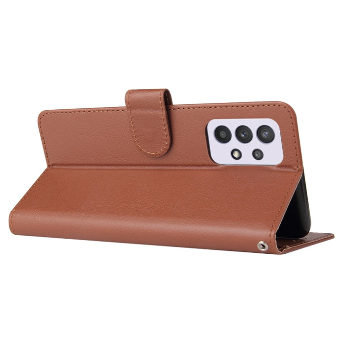 Estuche de teléfono de cuero multifuncional con 3 ranuras para tarjetas, For Samsung Galaxy A33 5G, For Samsung Galaxy A53 5G, For Samsung Galaxy A73 5G, For Xiaomi 12 Lite, For Xiaomi 12S Ultra