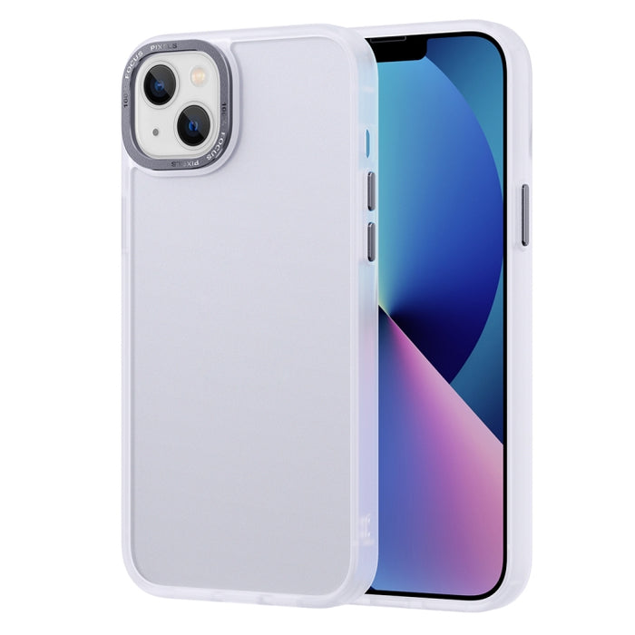 Estuche para teléfono a prueba de golpes con parte posterior esmerilada versión dorada