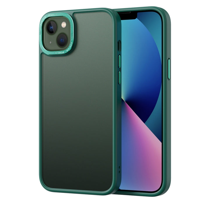 Estuche para teléfono a prueba de golpes con parte posterior esmerilada versión dorada