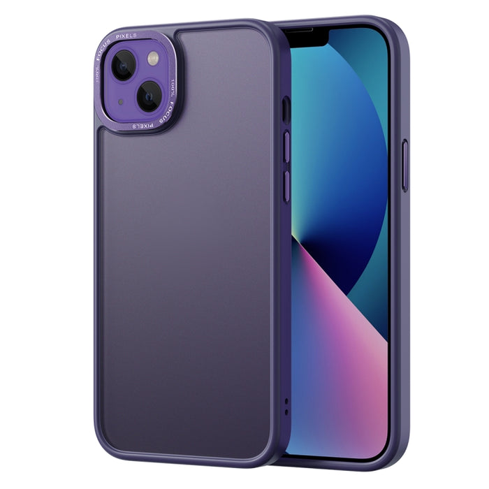 Estuche para teléfono a prueba de golpes con parte posterior esmerilada versión dorada