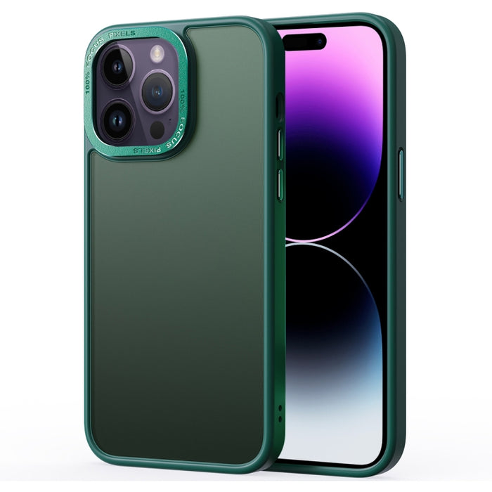 Estuche para teléfono a prueba de golpes con parte posterior esmerilada versión dorada