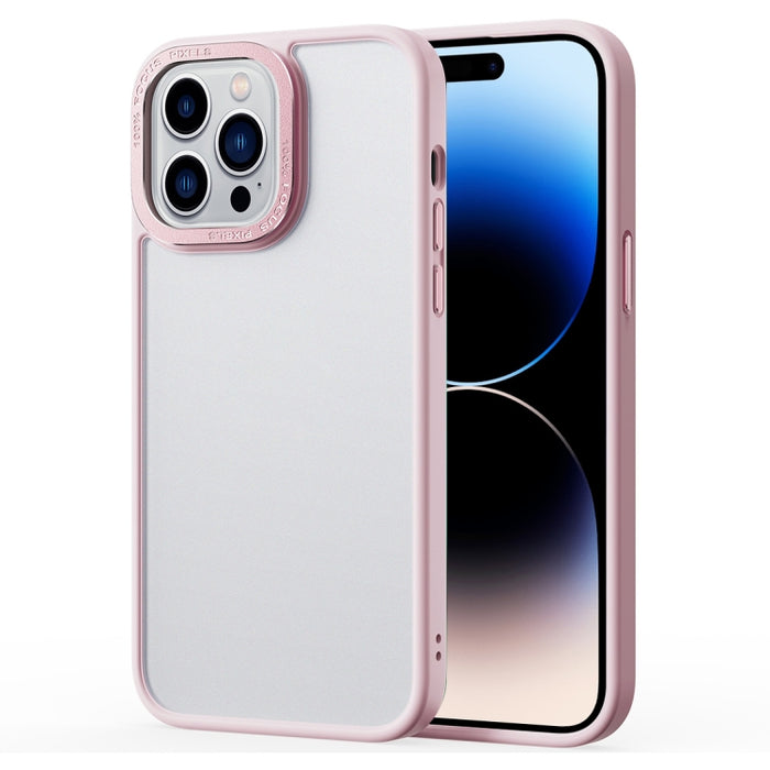 Estuche para teléfono a prueba de golpes con parte posterior esmerilada versión dorada