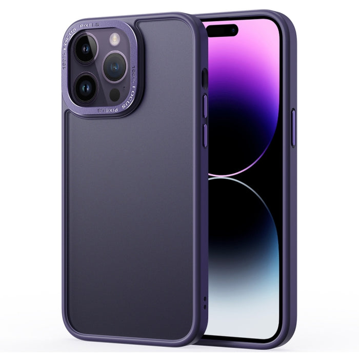Estuche para teléfono a prueba de golpes con parte posterior esmerilada versión dorada