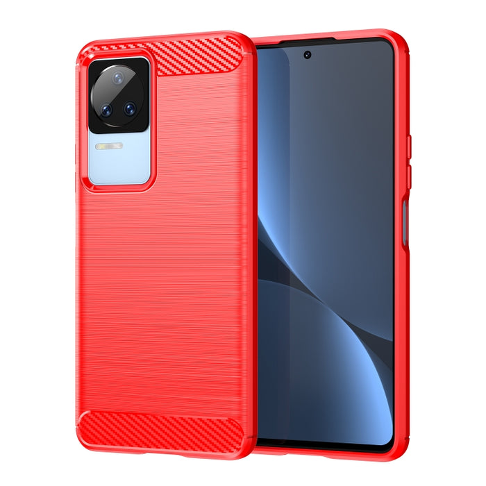 Caja de teléfono TPU de fibra de carbono con textura cepillada, For Xiaomi Poco M3 Pro 5G, For Xiaomi Poco X3 GT, For Xiaomi Poco X4 NFC 5G, For Xiaomi Poco M4 Pro 5G, For Xiaomi Poco F4, For Xiaomi Poco X4 Pro 5G, For Xiaomi Poco M4 Pro               ...