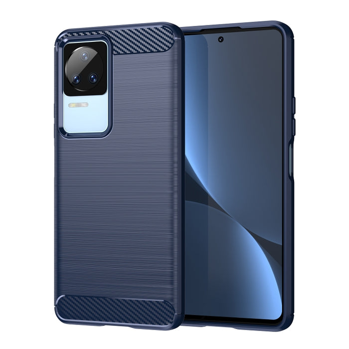 Caja de teléfono TPU de fibra de carbono con textura cepillada, For Xiaomi Poco M3 Pro 5G, For Xiaomi Poco X3 GT, For Xiaomi Poco X4 NFC 5G, For Xiaomi Poco M4 Pro 5G, For Xiaomi Poco F4, For Xiaomi Poco X4 Pro 5G, For Xiaomi Poco M4 Pro               ...
