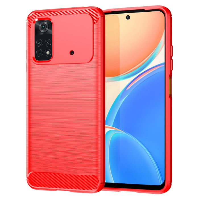Caja de teléfono TPU de fibra de carbono con textura cepillada, For Xiaomi Poco M3 Pro 5G, For Xiaomi Poco X3 GT, For Xiaomi Poco X4 NFC 5G, For Xiaomi Poco M4 Pro 5G, For Xiaomi Poco F4, For Xiaomi Poco X4 Pro 5G, For Xiaomi Poco M4 Pro               ...