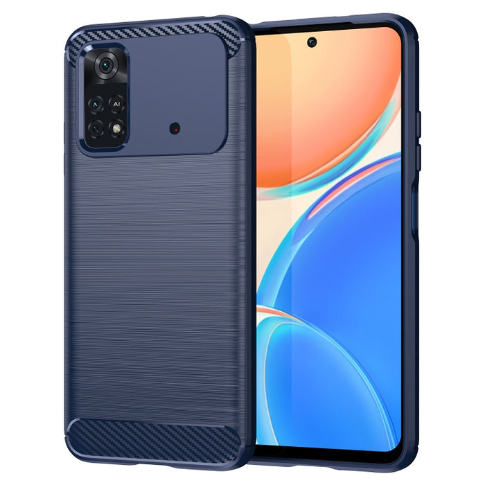 Caja de teléfono TPU de fibra de carbono con textura cepillada, For Xiaomi Poco M3 Pro 5G, For Xiaomi Poco X3 GT, For Xiaomi Poco X4 NFC 5G, For Xiaomi Poco M4 Pro 5G, For Xiaomi Poco F4, For Xiaomi Poco X4 Pro 5G, For Xiaomi Poco M4 Pro               ...