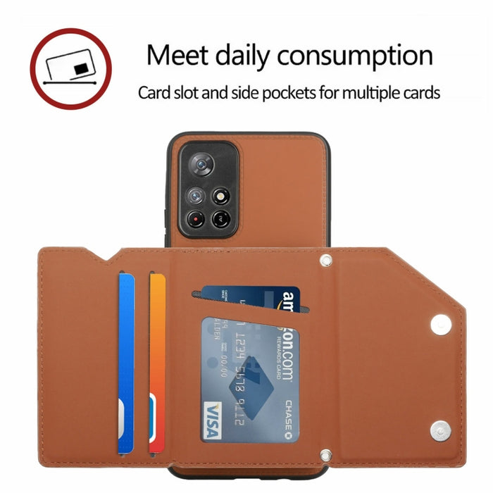 Skin Feel PU + TPU + PC Contraportada Funda a prueba de golpes, For Xiaomi Redmi Note 11 5G/Poco M4 Pro 5G, For Samsung Galaxy A13 4G
